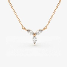0.30CT Marquise Echt Moissanit
