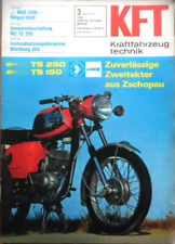 KFT KRAFTFAHRZEUGTECHNIK 3 - 1976 MZ TS 250 Gespann WAS 2106 Shiguli Wartburg D