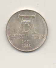 5 DM Stück 625er Silber