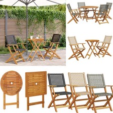 3-tlg. Gartenmöbel Essgruppe