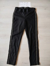 Leggings Schlupfhose Jeggings Größe 42 Damen Schwarz Glitzer