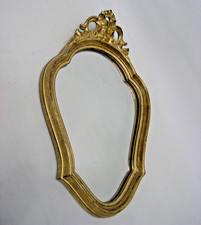 Kleiner Wandspiegel Barock Stil kleiner Vintage Garderoben Spiegel Gold