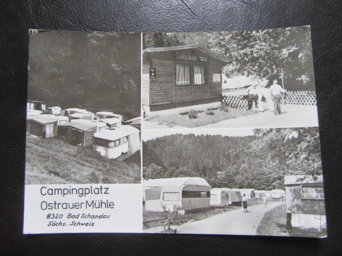 Bad schandau campingplatz - ak, schandau,campingplatz
