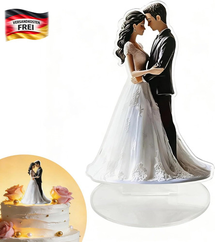 Hochzeitstortendeko brautpaar - hochzeitstortendeko,