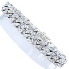 Bracelet diamonds 750 white