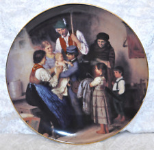 Wandteller  " Die Brüder "  Franz von Defregger -  Nr. 7