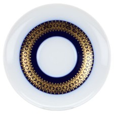 Untertasse für Kaffee Thomas Rotunda Kobalt Goldbordüre