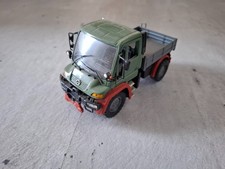 Mercedes-Benz Unimog U400, grün, geschlossen, Pritsche, 1:32, Welly