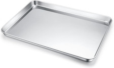 Backblech,  Rechteckig Edelstahl Ofenblech, Backform Kuchenblech Für Backen, Koc