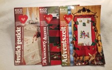 Kreuzstichheft von Rico Design  Nr. 51, 63  und 82 R.6