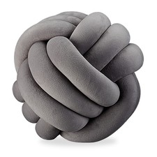 Knotenkissen, geknotetes Kissen, Dekokissen, Wollknäuel Kissen, Knot Kissen