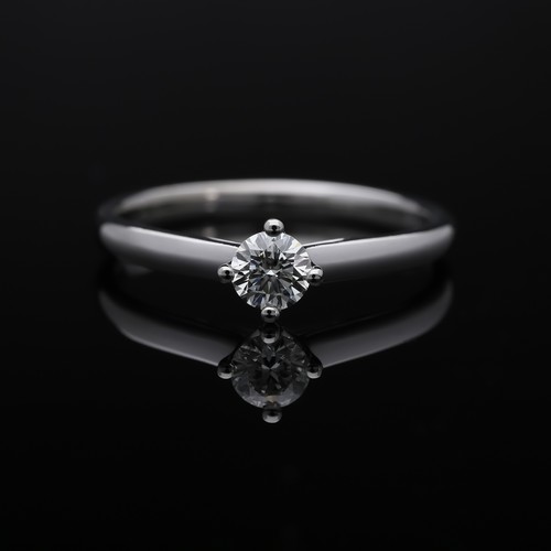 Natur brillant ring - ring, platin