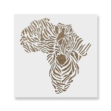Afrika Zebra Schablone -