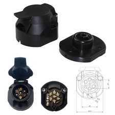 Anhänger Steckdose 7 +1 polig