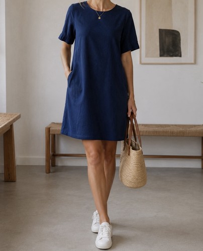 Cos damen kleid dunkelblau - cos,