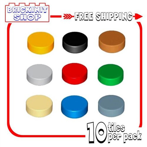 Lego 1x1 flache runde fliese - flache,