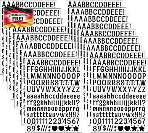 Selbstklebende buchstaben - selbstklebende,