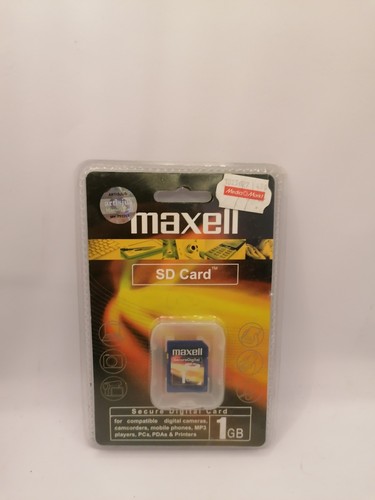 Maxell 1gb secure - secure, card
