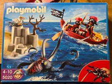 Playmobil Riesenkrake mit Piraten 5020 von 2011 Krake Ruderboot Pirat