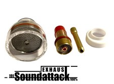 WIG TIG Pyrex Glasdüse-Set SR/WP17/18/26 Brenner Schweißen Metallbau