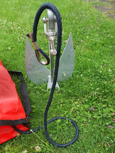 Plattenanker 8kg mit leine - plattenanker,