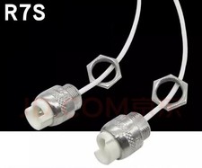 2x MetallKeramik R7S Glühbirnenbuchse Lampenbasis Lampenhalter Konveteranschluss
