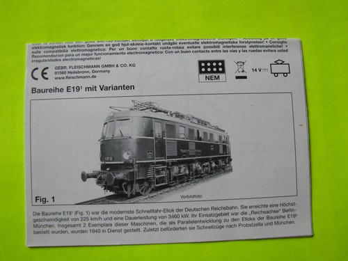 Fleischmann - , ho