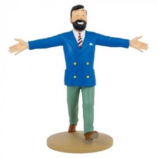 Tim & Struppi Kunstharzfigur Ref. 42262 - Haddock in einer blauen Jacke