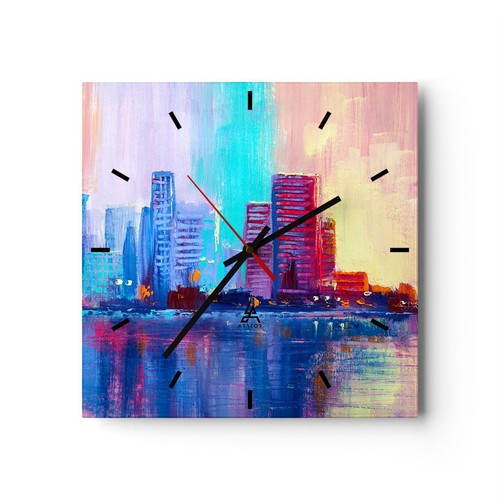 Modern wanduhr 40x40cm - modern,