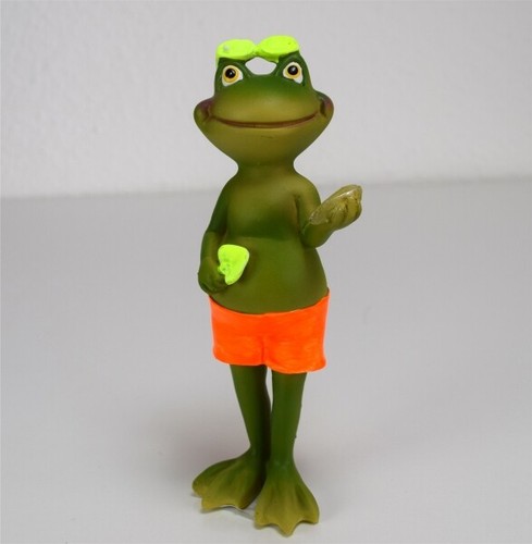 Frosch mann stehend mit - frosch,