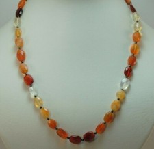 Fire Opal Necklace with