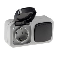 Aufputz Feuchtraum-Serie IP44