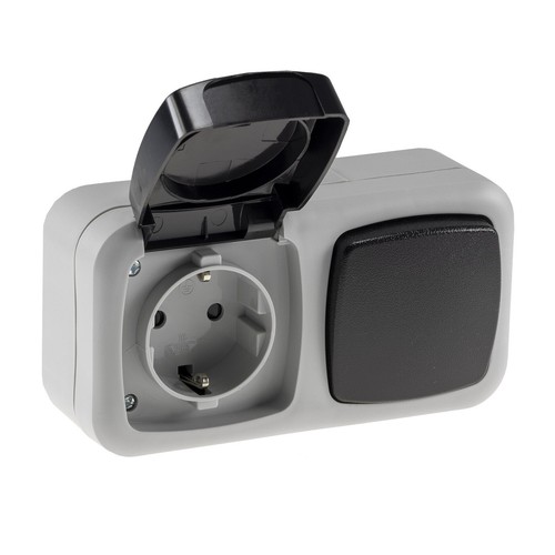 Aufputz feuchtraum serie ip44 - feuchtraum-serie,