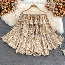 Damen Schulterfrei Rüschen