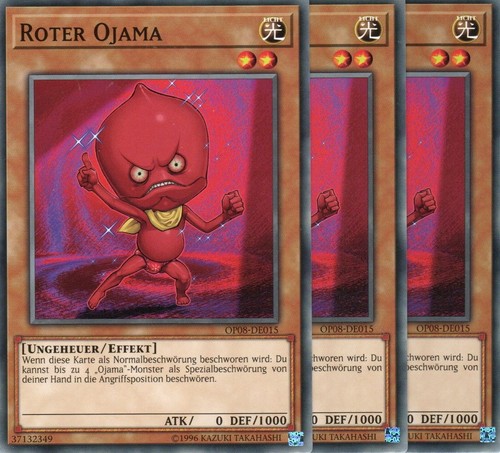 Yugioh roter ojama - yugioh,