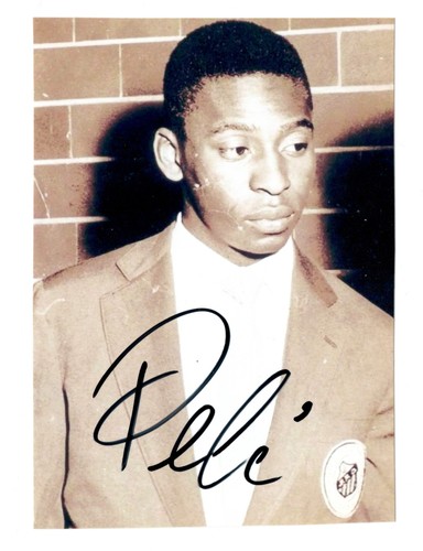 Seltenes pelé autogramm - seltenes,