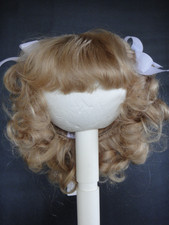 Perücke Blond Puppen- Antik