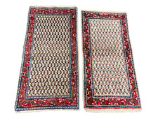 Set 2 Handgeknüpfte Orientteppiche Sarough Mir 128x65 cm rug carpet