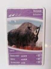 Netto Ozeanien 8  Sammelkarte  2021 Deutschland Nr. 007 Wollnashorn 