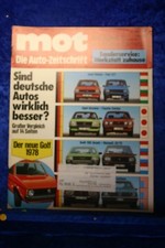 MOT 1/78 VW Golf Mercedes Audi 100 Avant Opel Ascona Toyota Carina Oldsmobil Cut