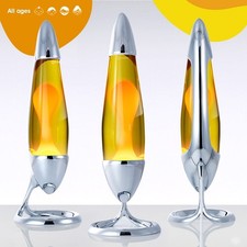 MATHMOS Neo Lavalampe: Silber - Gelb mit Orange Lava - PROMOARTIKEL