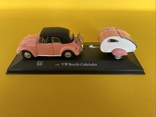 VW Käfer Cabrio mit Wohnwagen