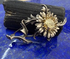 Brosche Silberdistel 800