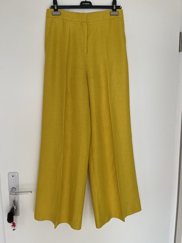 Max mara leinen hose gelb - max,