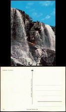 Ansichtskarte  Seen und Gewässer Wasserfall: Kvikkjokk Brudslöjan 1980