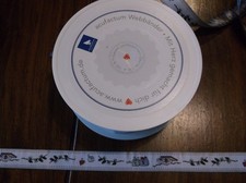 Weihnachten Borte Acufactum Webband,Geschenke Tannenzapfen Advent Geschenkband