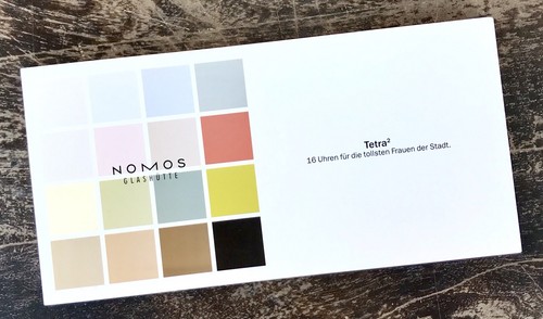 Nomos glashütte tetra - glashÜtte, booklet