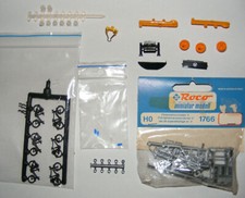 Plastik Modell HO Konvolut Feuerwehr Fahrrad Raupe Königszapfen Wiking Roco 1766