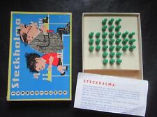 HALMA-Schwedisches Steckhalma aus DDR Zeiten,grüne Figuren,Vero