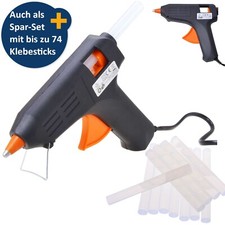 Heißklebepistole Heißkleber Klebesticks 11x100mm 40 Watt Aufstellbügel Spar SET